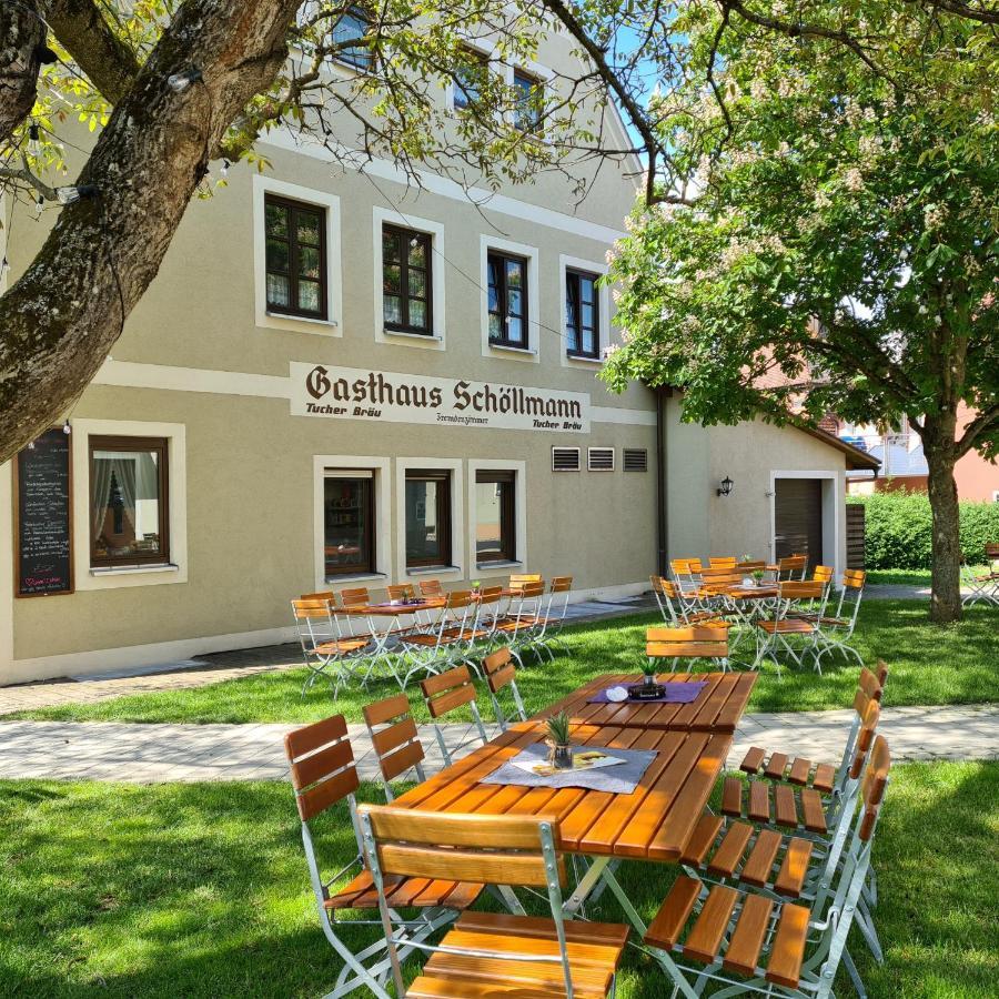 Gasthaus Schöllmann Feuchtwangen Exterior foto