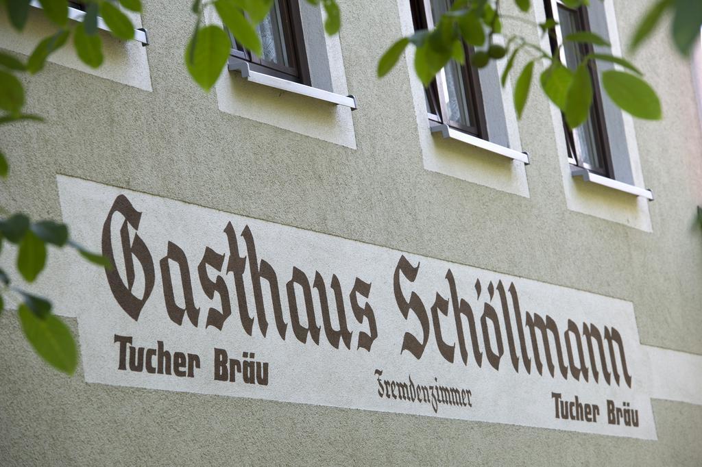 Gasthaus Schöllmann Feuchtwangen Exterior foto