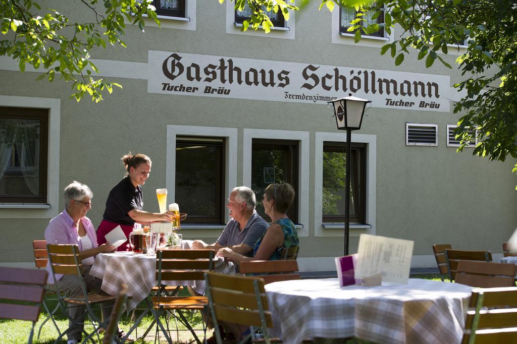 Gasthaus Schöllmann Feuchtwangen Exterior foto