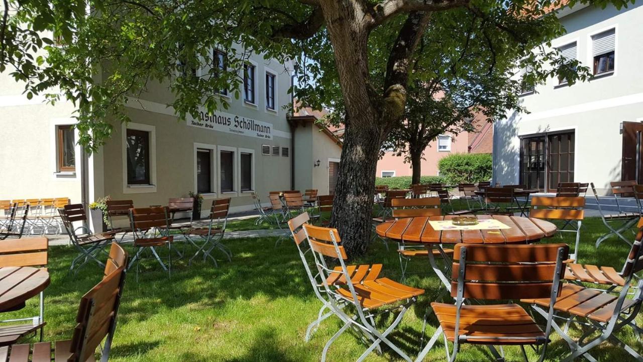 Gasthaus Schöllmann Feuchtwangen Exterior foto